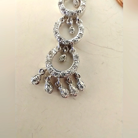 Gorgeous Chandelier CZ necklace - Picture 3 of 8